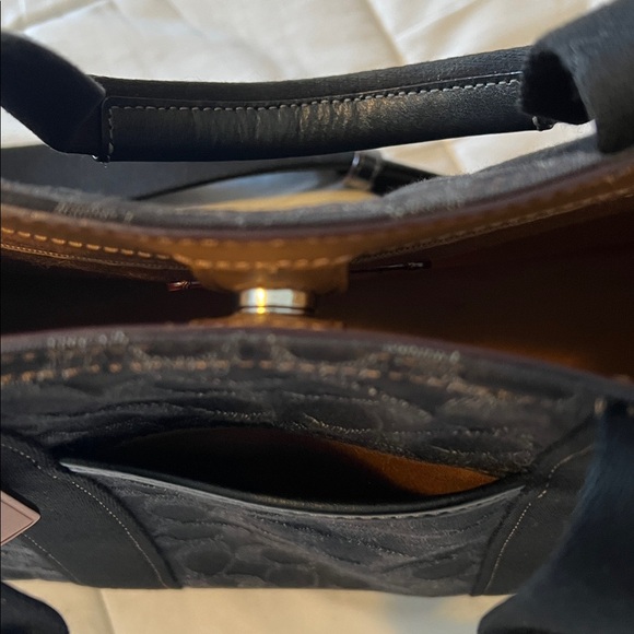 Black Patterned Women's Bag - Picture 7 of 8